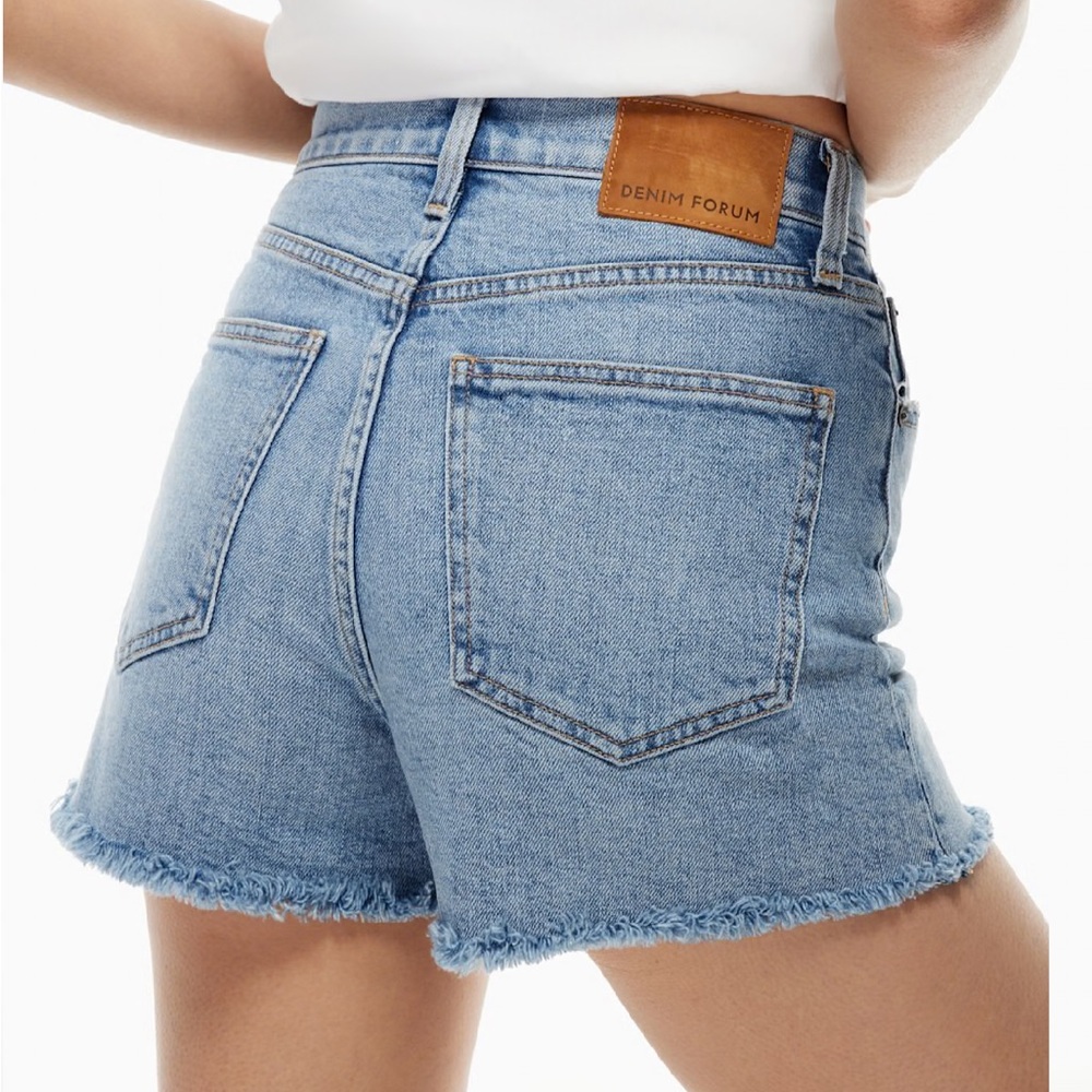 The '50s Arlo Hi Mini Denim Short - Picture 3 of 7